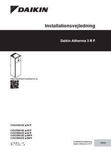 EHVZ-E6V,EHVZ-E9W_Installation manual_4PDA629092-1D_Danish download